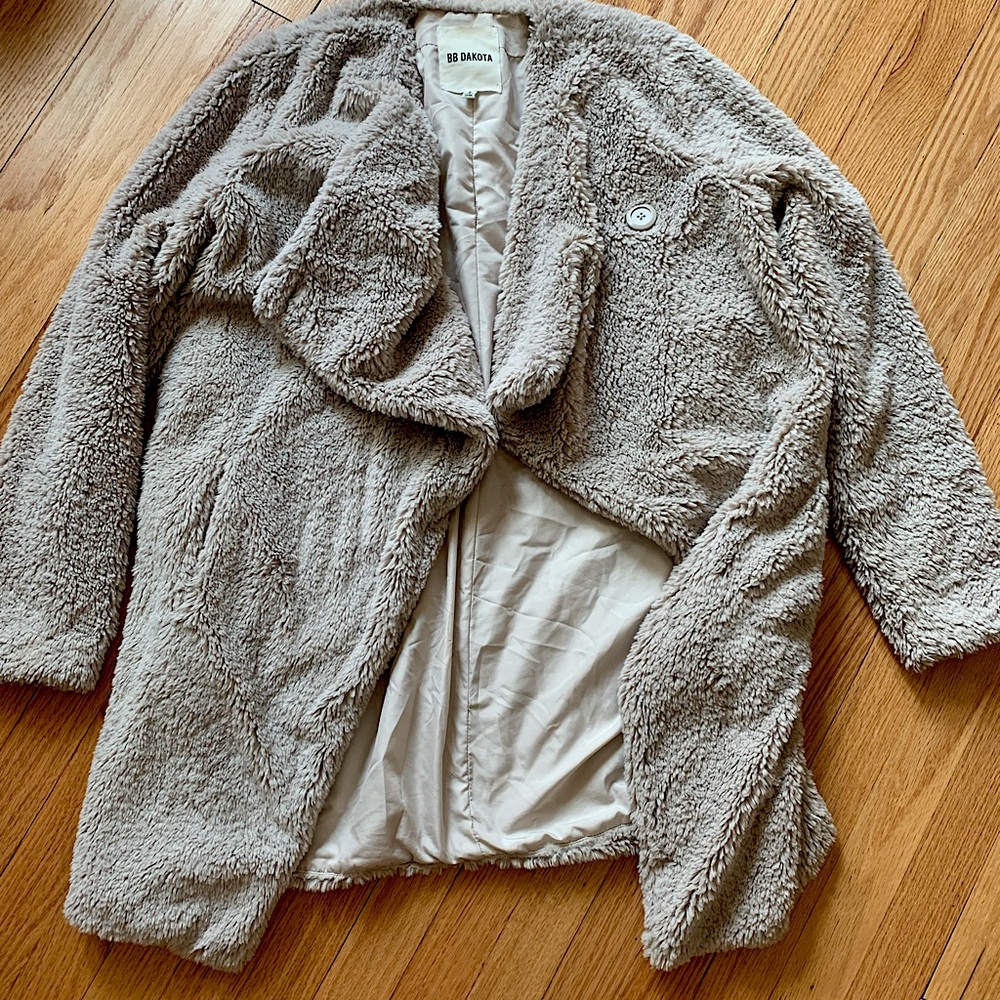 Faux-Furry Winter Overcoat